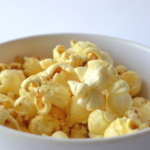 Guilt-Free Protein Popcorn ~  Farm-to-bag guilt-free product. Delicious bowl of popcorn!