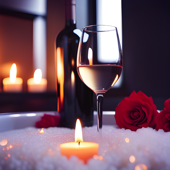 wine magic - created when you combine fine wine, candles, and a hot bubble bath.