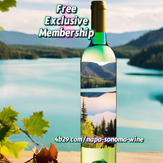 Exclusive Napa-Sonoma Wines - With a Free Exclusive Membership you will receive access to naturally crafted wines delivered direct to your door.