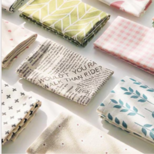 Perfect Kitchen Essentials - Table placemats and napkins to add color and excitement to your table.