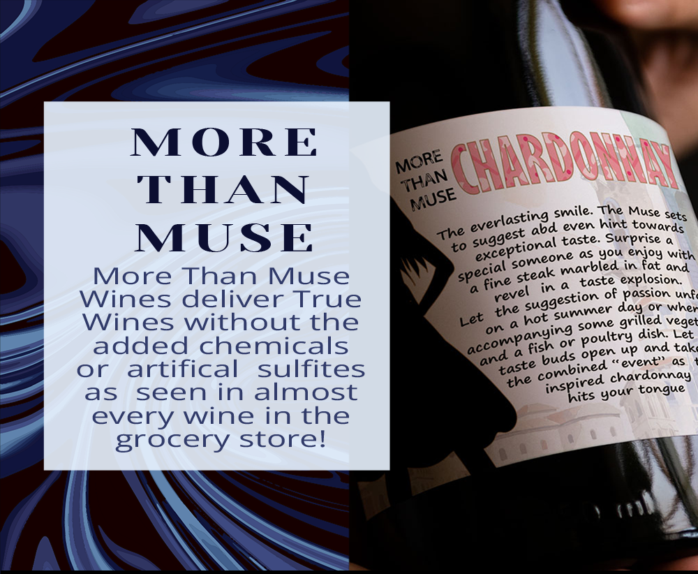 Truth About Wine Additives and Preservatives - A bottle of More Than Muse Chardonnay from our Fine Wine collection.