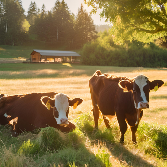 What’s Driving Beef Trends in the U.S.? - Antibiotic-Free Beef - Calves in a pasture enjoying a beautiful sunny day.