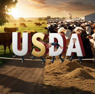 USDA walks a fine line in beef production between being sustainable and over crowded.