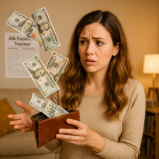 FREE Job Expense Tracker - Watching Money Fly Away