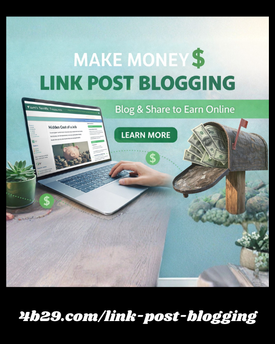 Link post blogging an option for making money from home