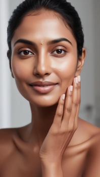 Woman with beautiful skin