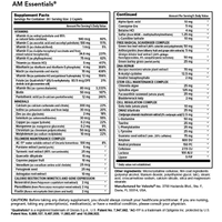 AM Essential Ingredient List 